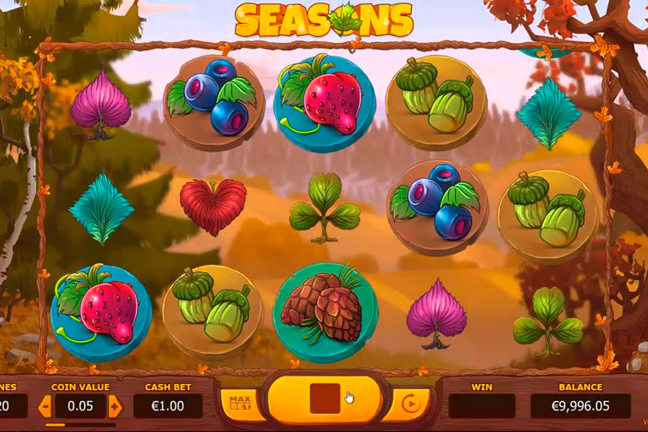 игровой слот онлайн Seasons